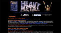 Desktop Screenshot of heavymetalmagazinefanpage.com